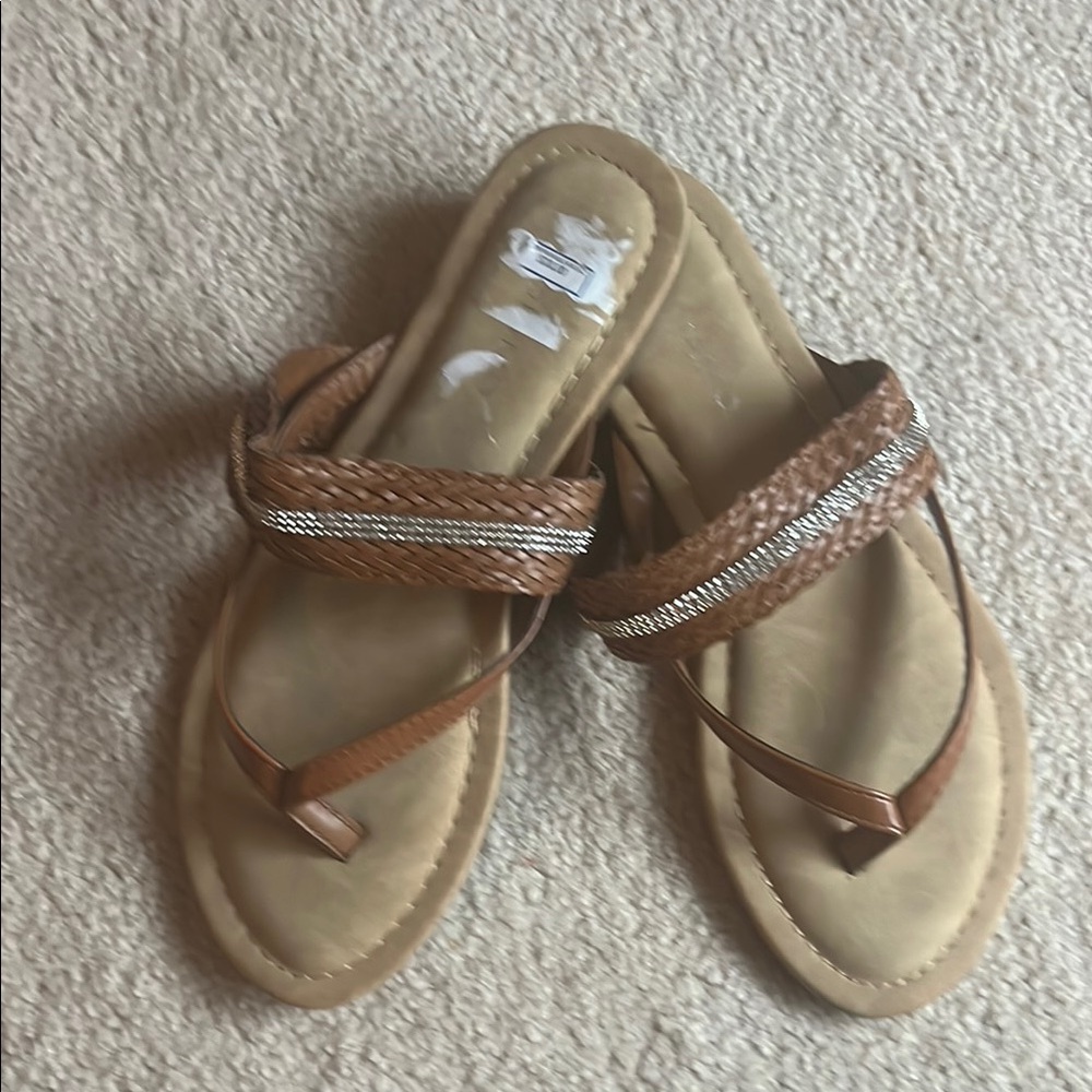 Brown Strappy Sandals